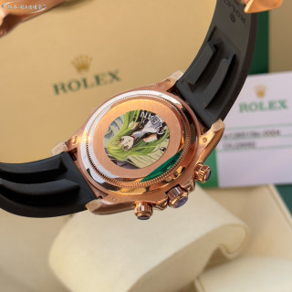 Rolex Daytona 4131 Rose Gold Diamond Bezel Chronograph view 9