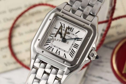 Cartier Panthère Small Silver Steel Watch view 2