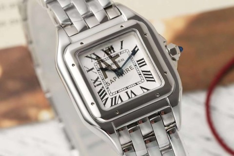Cartier Panthère Small Silver Steel Watch view 3