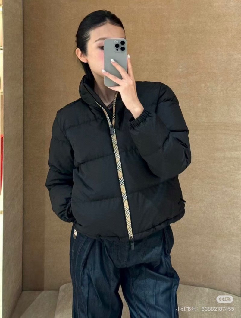 Black Puffer Down Jacket - Quilted Warmth view