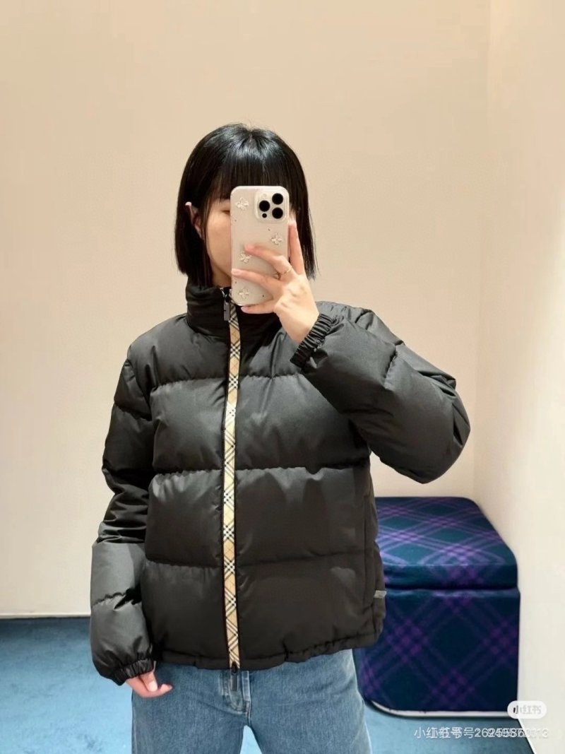 Black Puffer Down Jacket - Quilted Warmth view