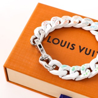 Louis Vuitton Chain Links White Gradient Bracelet view 4