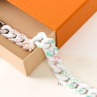 Louis Vuitton Chain Links White Gradient Bracelet view 7
