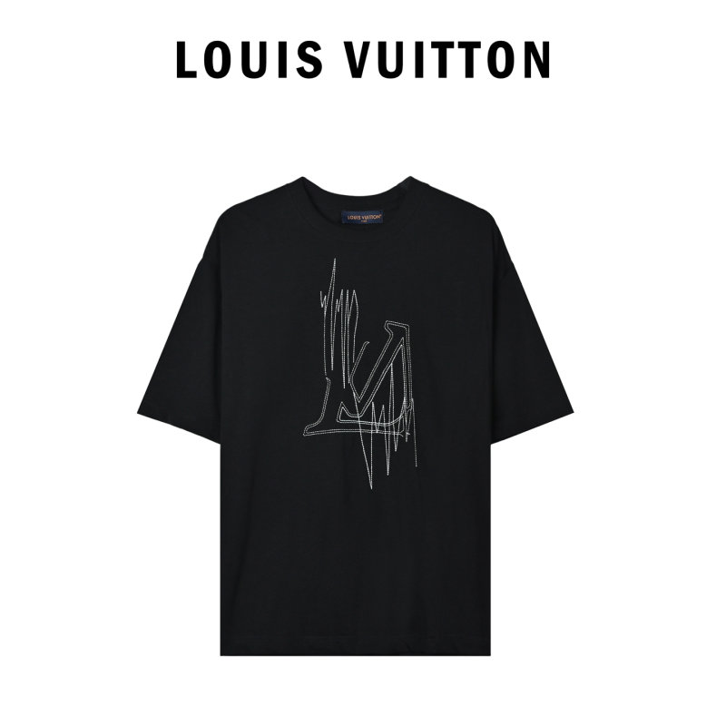 Black Oversized Graphic T-Shirt with Sketch Print view