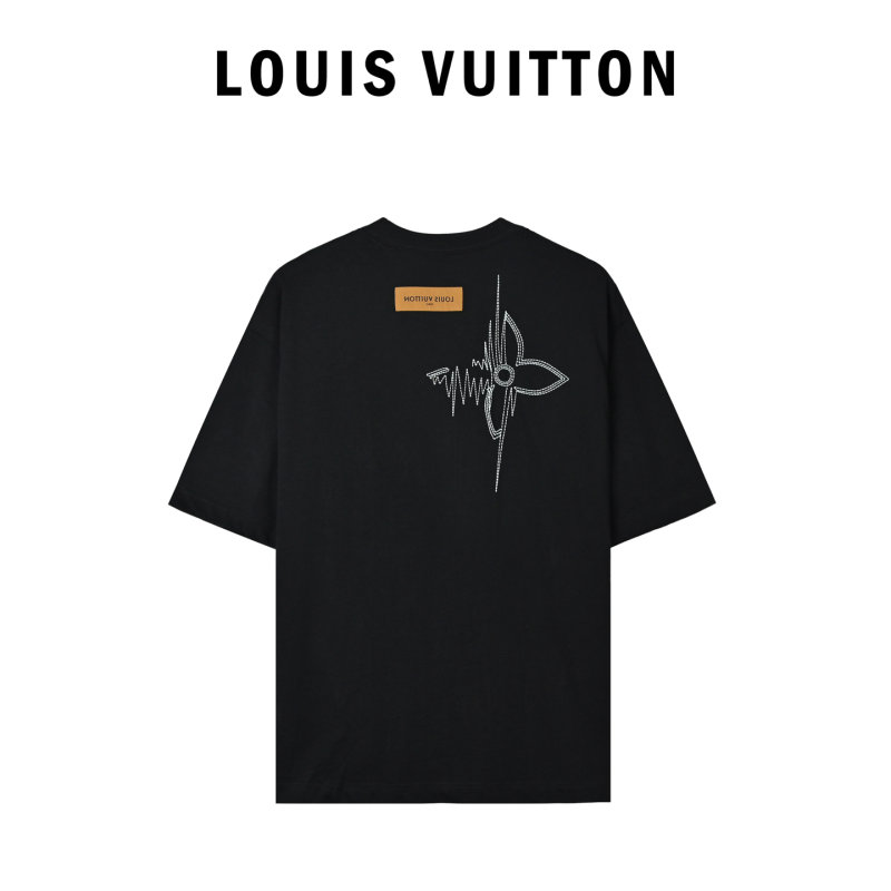 Black Oversized Graphic T-Shirt with Sketch Print view