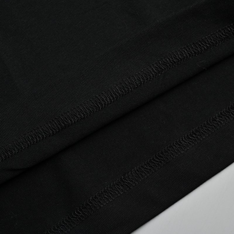 Black Oversized Graphic T-Shirt with Sketch Print view