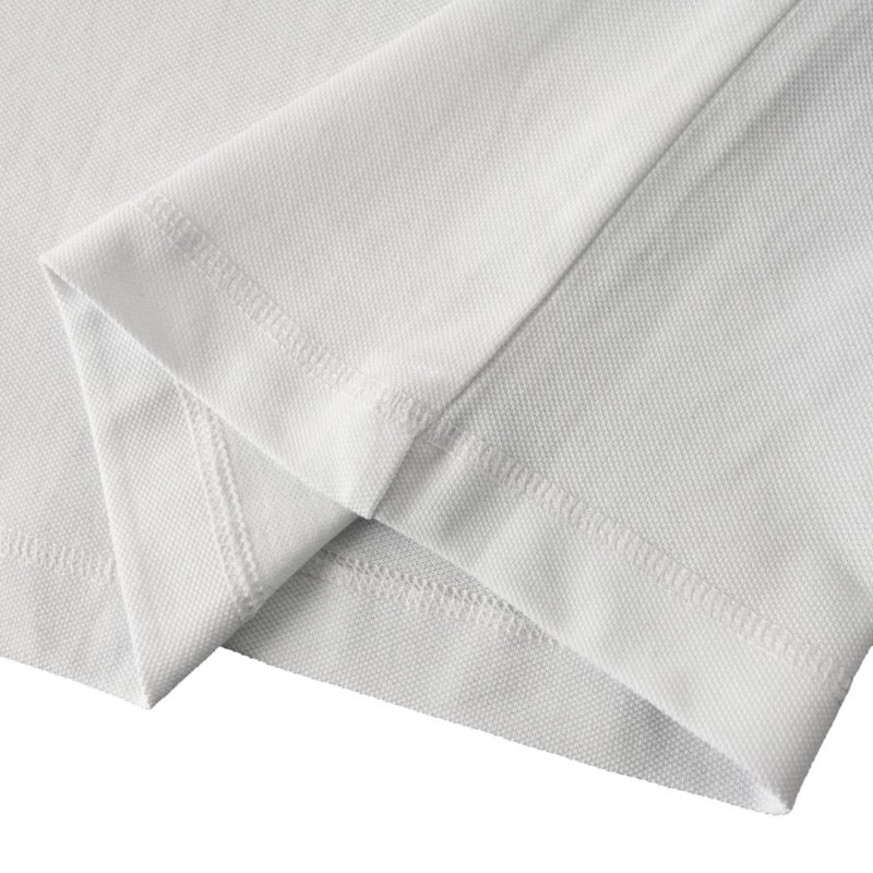 Moncler White Short-Sleeve Polo Shirt view