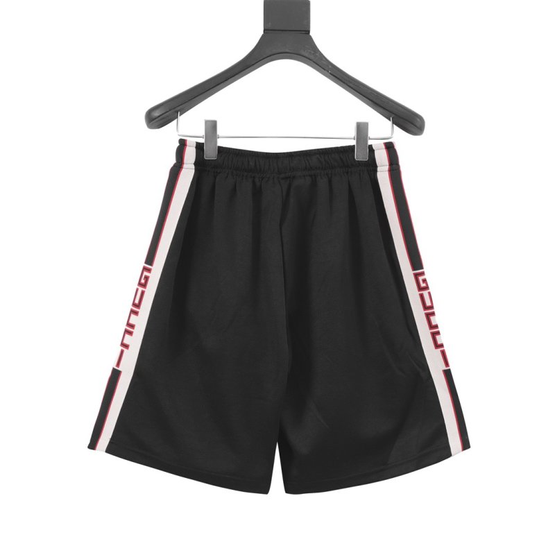 Adidas Black Shorts with White Stripe view