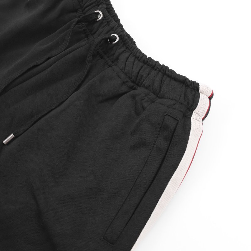 Adidas Black Shorts with White Stripe view