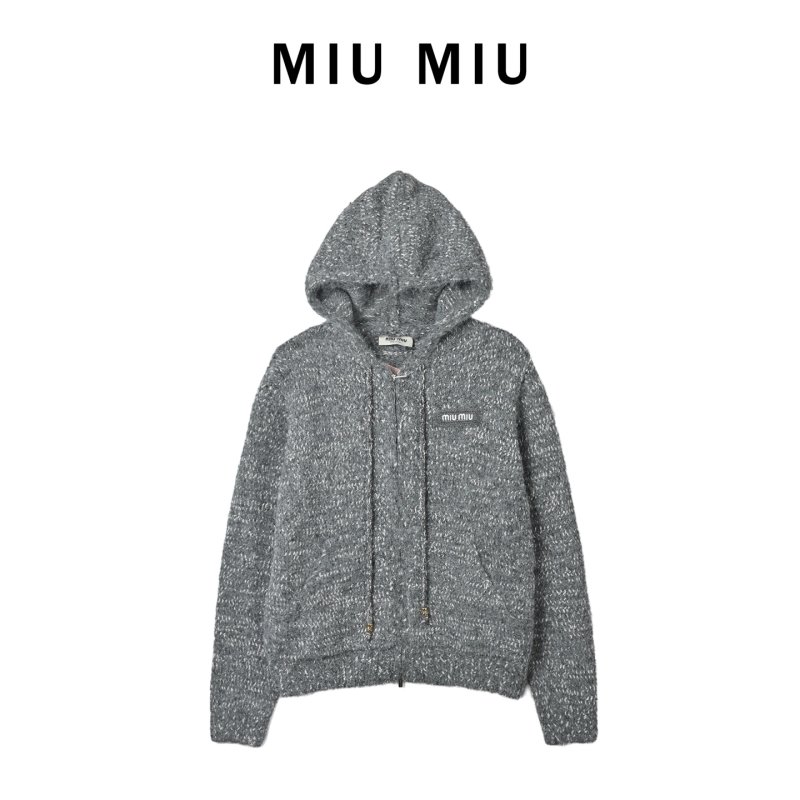 Grey Chunky Knit Cardigan view