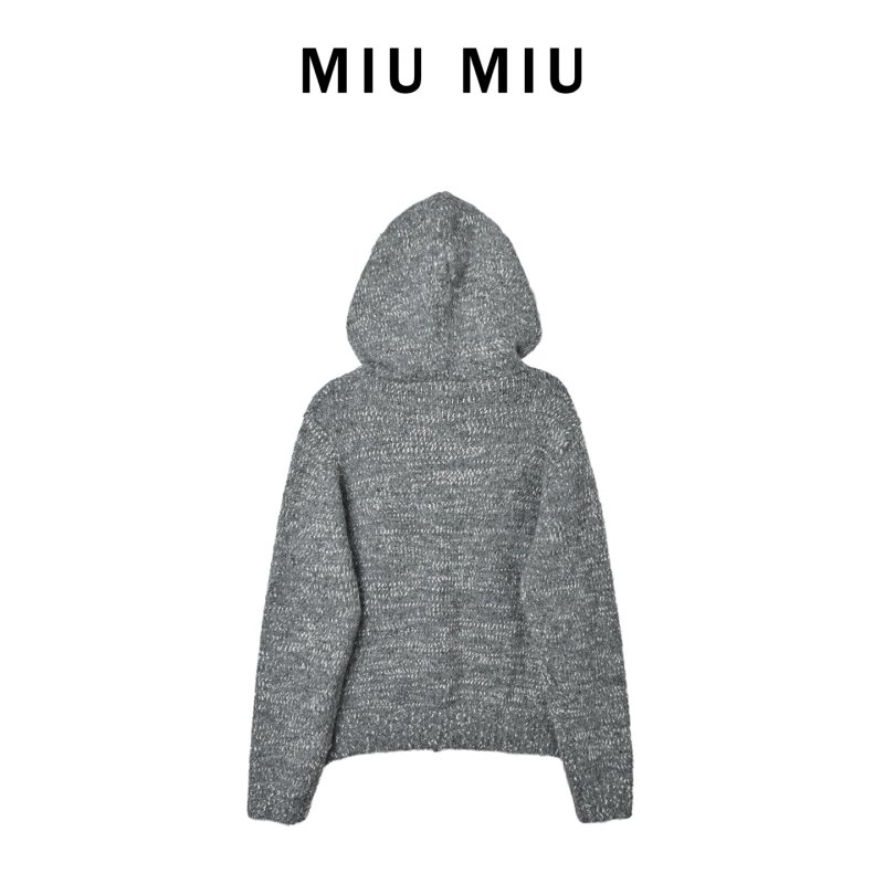 Grey Chunky Knit Cardigan view