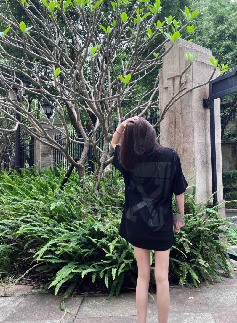 Black Oversized Short Sleeve T-Shirt with Graphic Print view