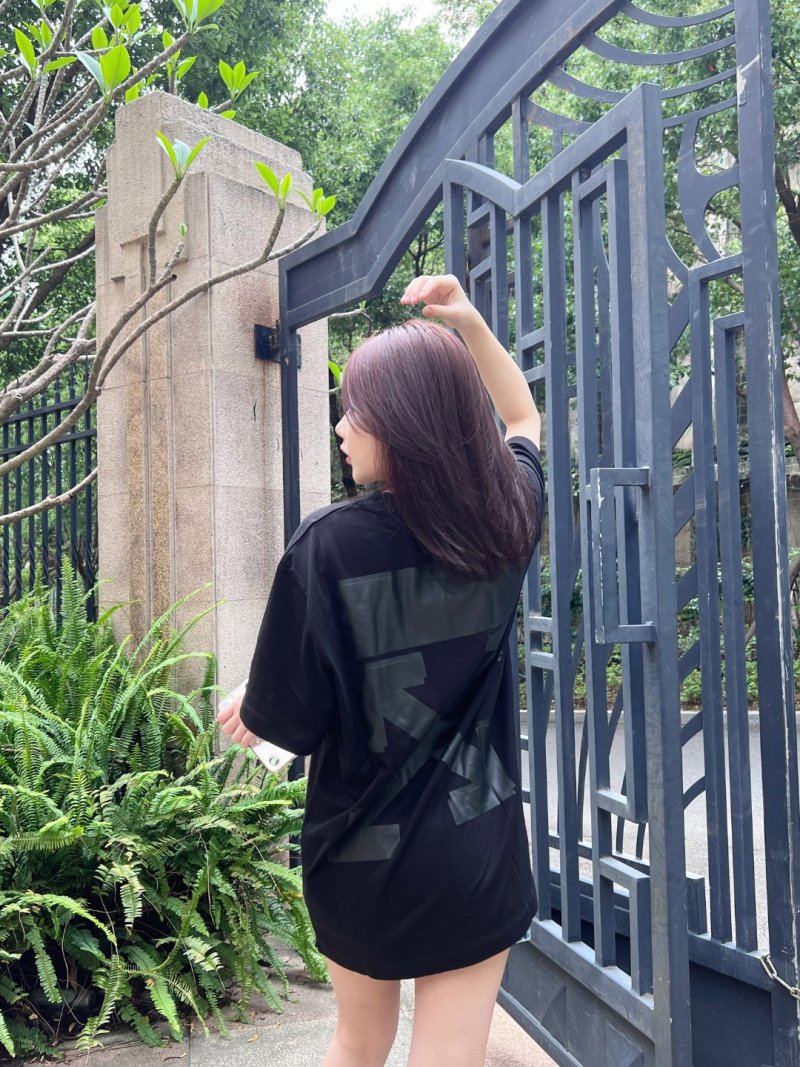 Black Oversized Short Sleeve T-Shirt with Graphic Print view