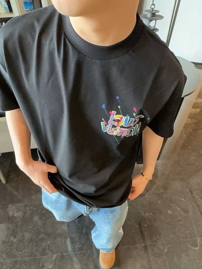 Black Graffiti Graphic Short Sleeve T-Shirt