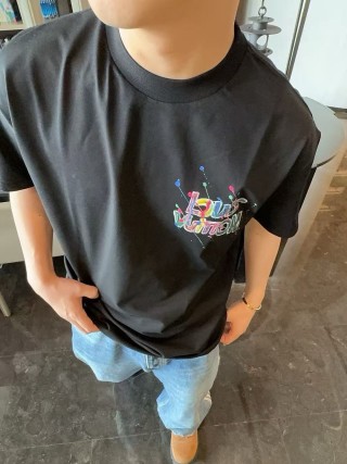 Black Graffiti Graphic Short Sleeve T-Shirt