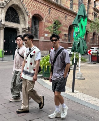 Charcoal Grey Utility Shorts view 4