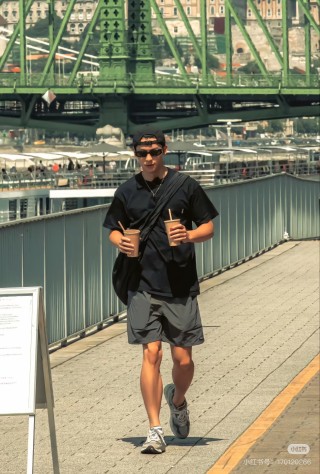 Charcoal Grey Utility Shorts view 6