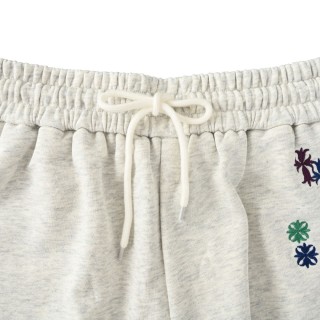 Chrome Hearts Floral Embroidered Pocket Shorts - Oatmeal view 4