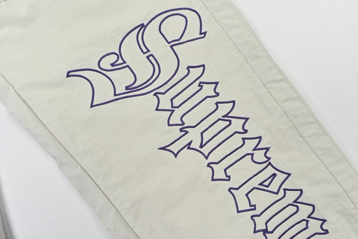 Supreme x Chelsea FC Cream Purple Tracksuit view