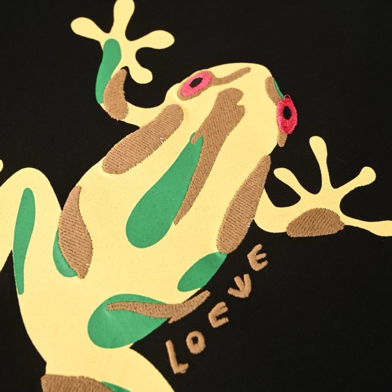 Black Frog Graphic T-Shirt view