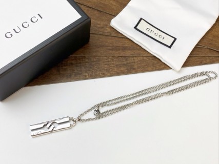 Gucci H-Pendant Couple Necklace Silver view 9