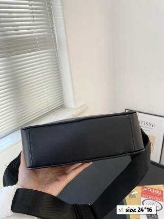 Coach Charter 24 Monogram Crossbody Bag Black view 6