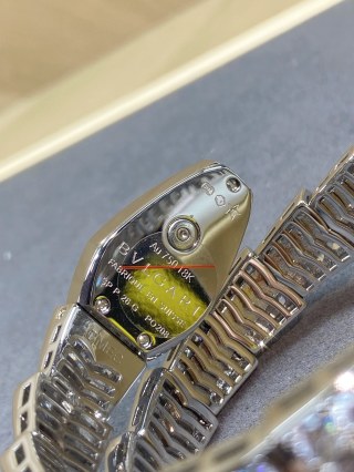 Bulgari Serpenti Two-Coil White Gold Diamond Watch view 7