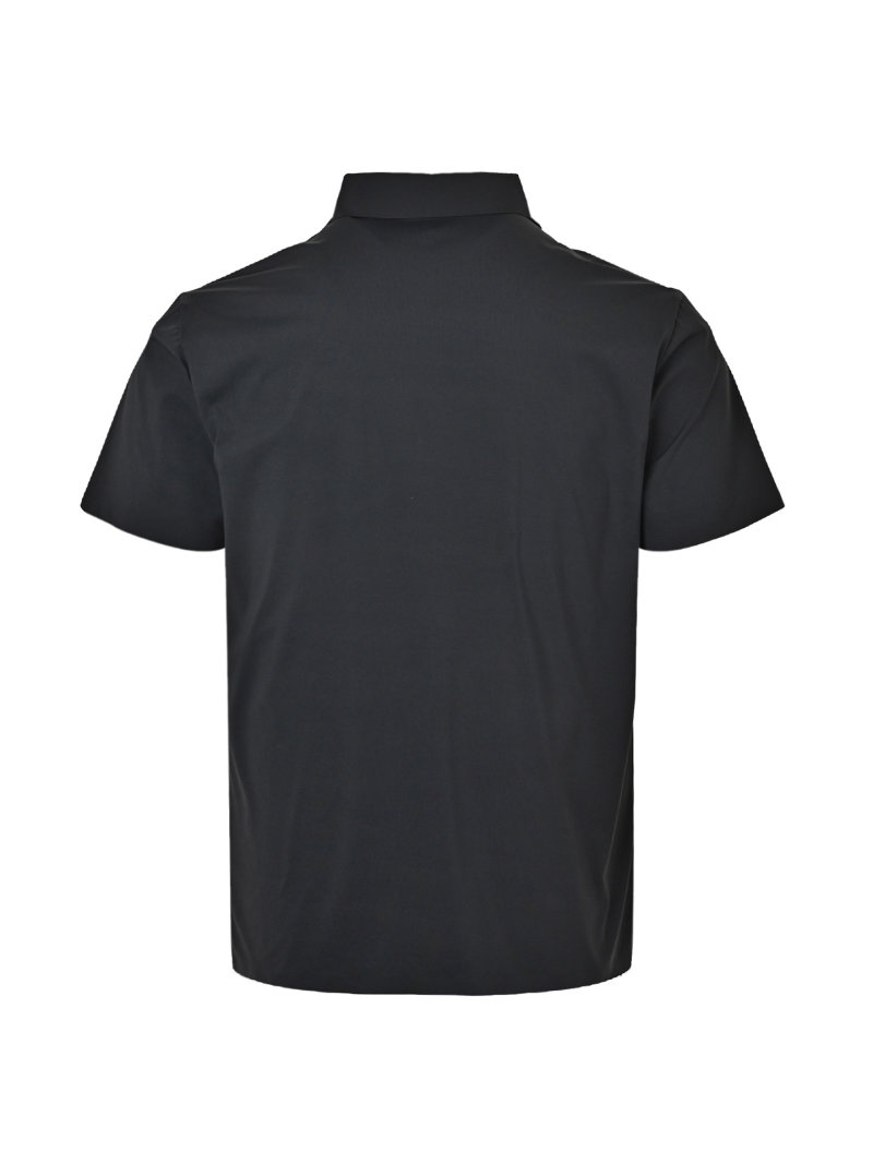 Kolon Sport Half-Zip Speed-Dry Polo Shirt Black view