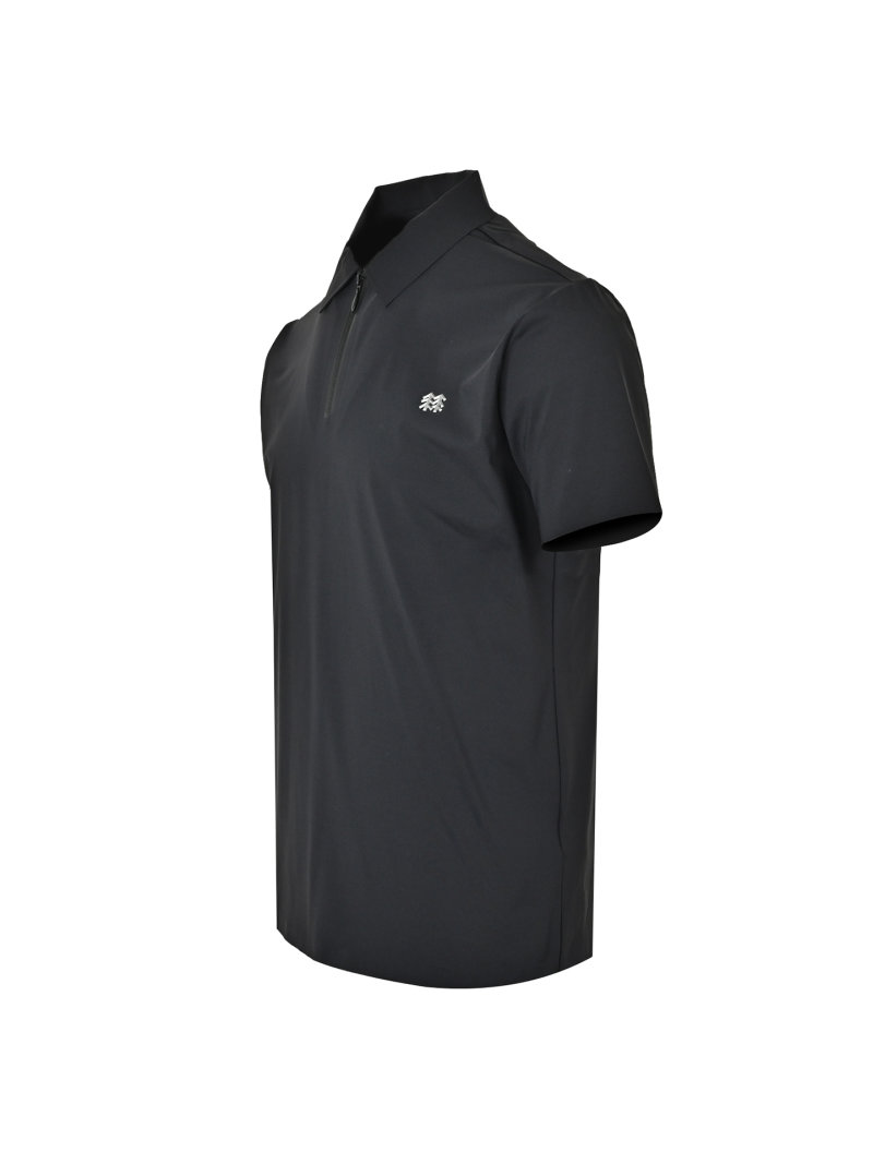 Kolon Sport Half-Zip Speed-Dry Polo Shirt Black view