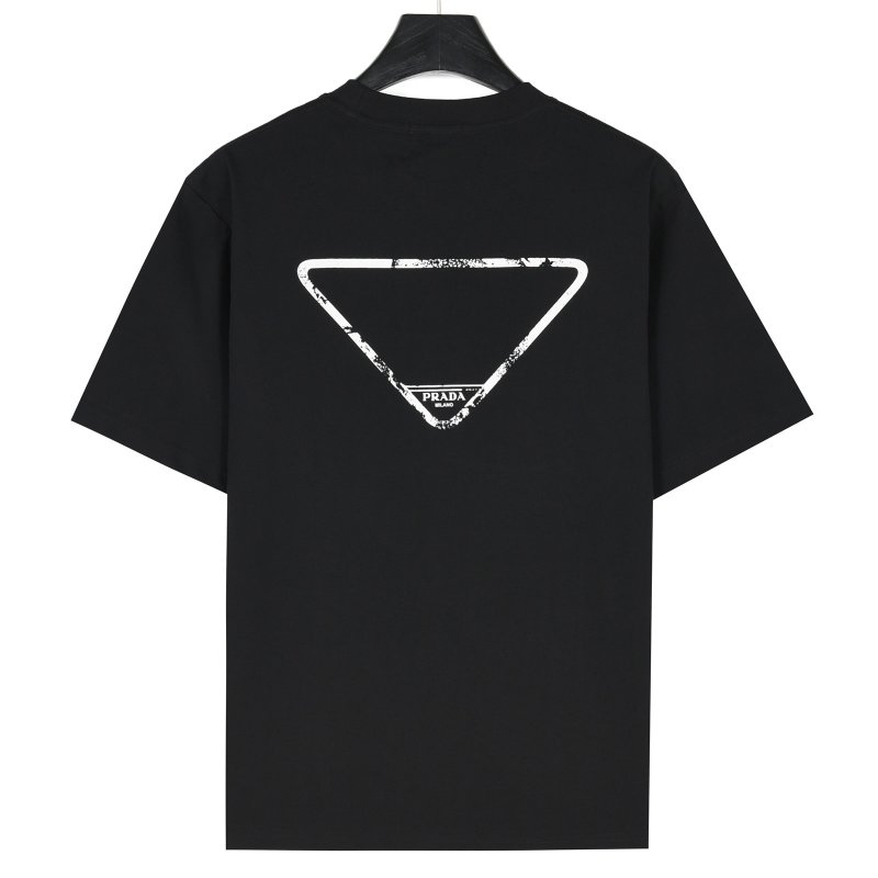 Prada Milano Black Short Sleeve T-Shirt view
