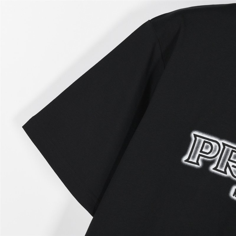 Prada Milano Black Short Sleeve T-Shirt view