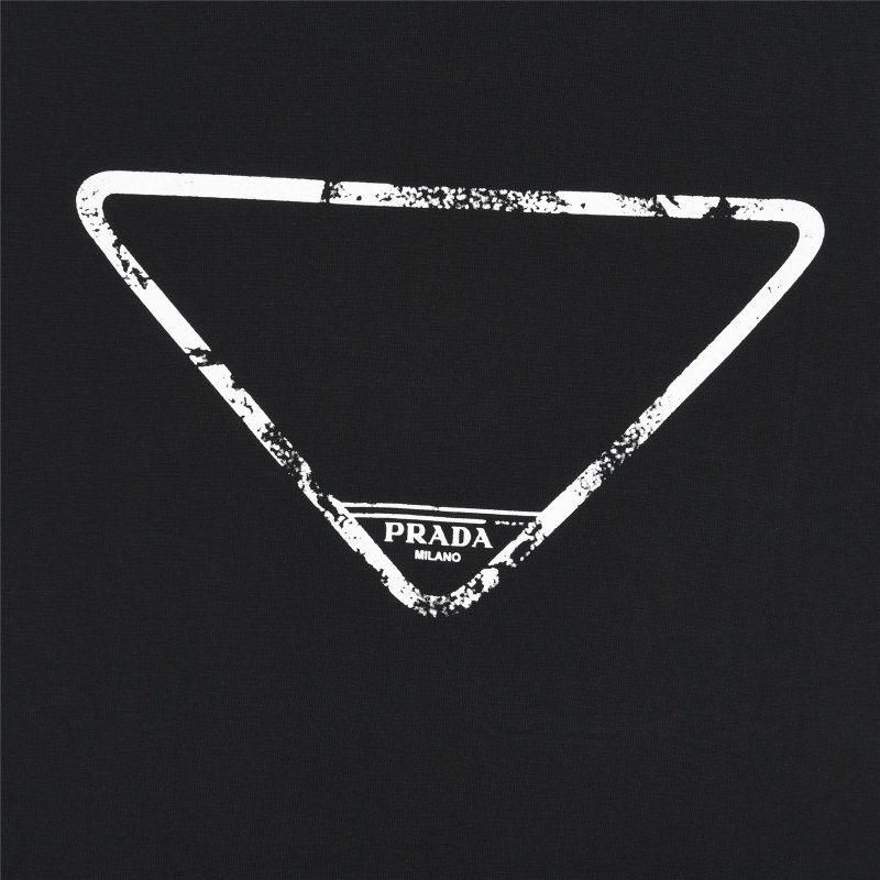 Prada Milano Black Short Sleeve T-Shirt view