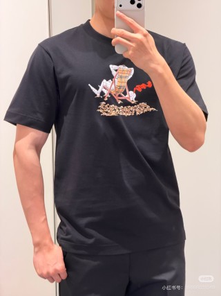 Black Graphic Print Short Sleeve T-Shirt view 5