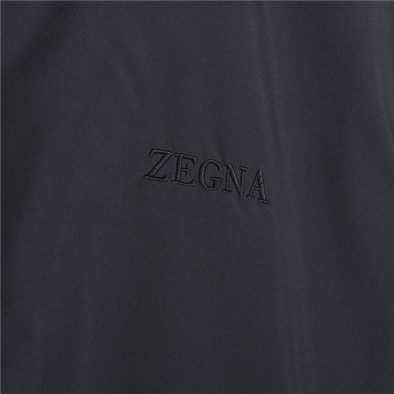 Zegna Black Lightweight Zip Jacket view