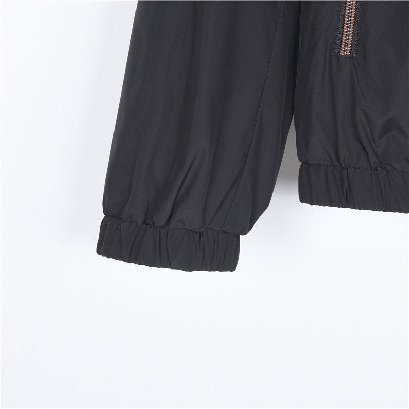 Zegna Black Lightweight Zip Jacket view