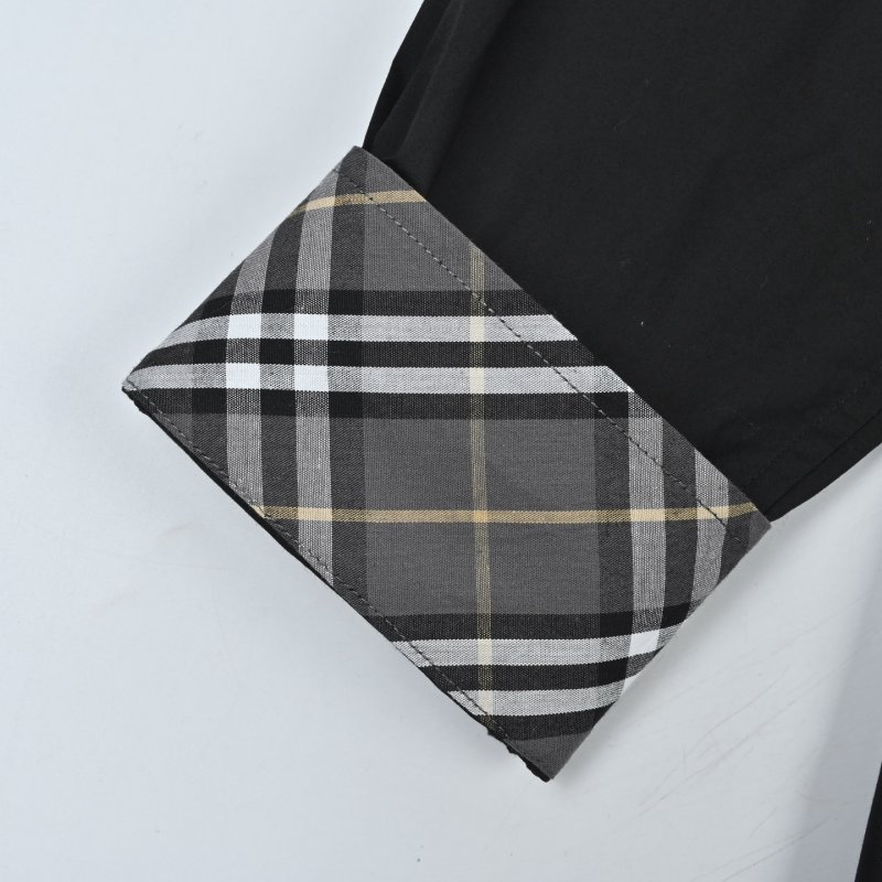 Black Long-Sleeve Button-Up Shirt view