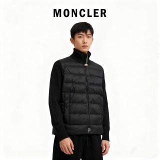 Moncler Black Down Puffer Vest Jacket