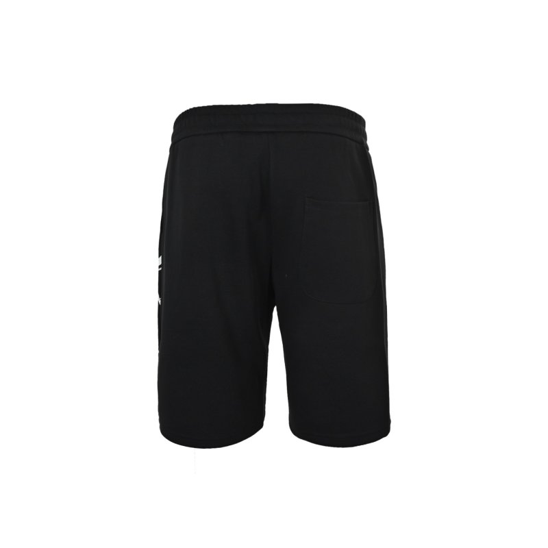 Prada Milano Black Shorts with Logo Print view