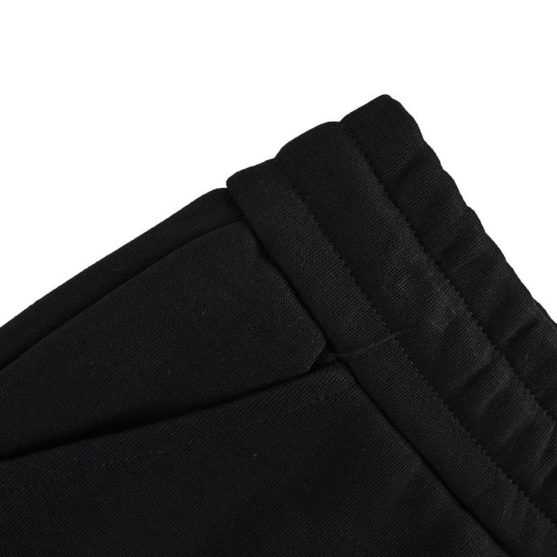Prada Milano Black Shorts with Logo Print view