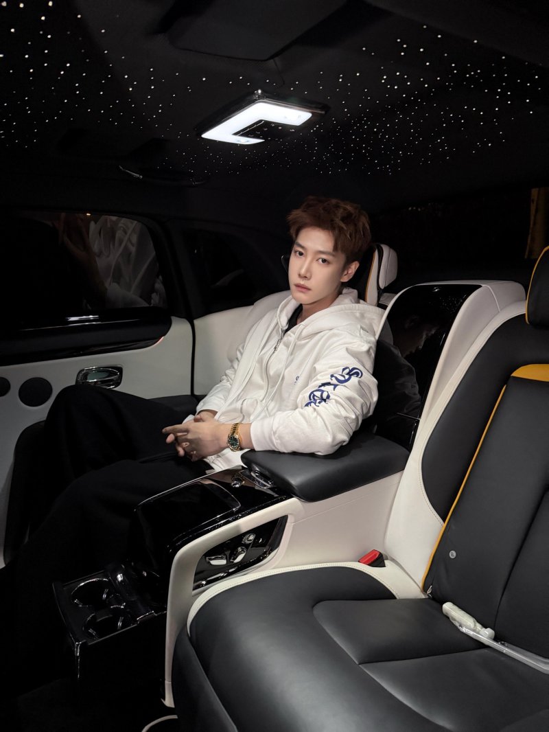 Chrome Hearts White Zip Hoodie with Gothic Sleeve Print view