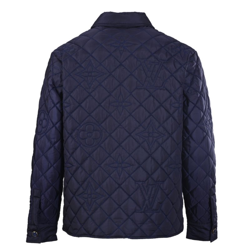 Burberry Navy Quilted Zip Jacket view