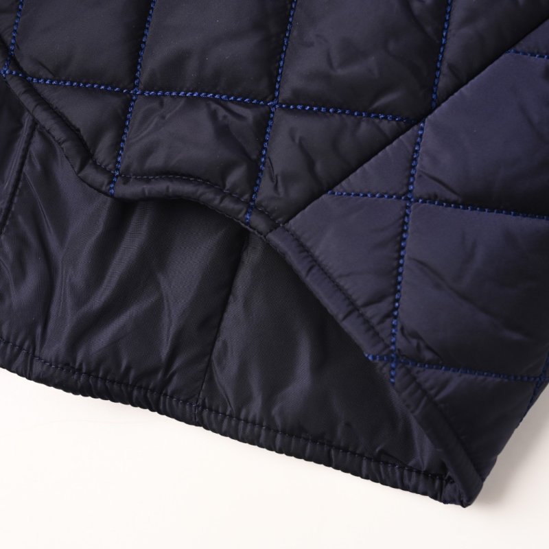 Burberry Navy Quilted Zip Jacket view