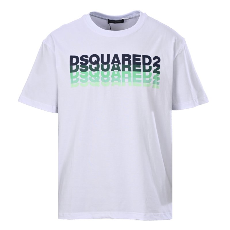Dsquared2 White Gradient Logo T-Shirt view