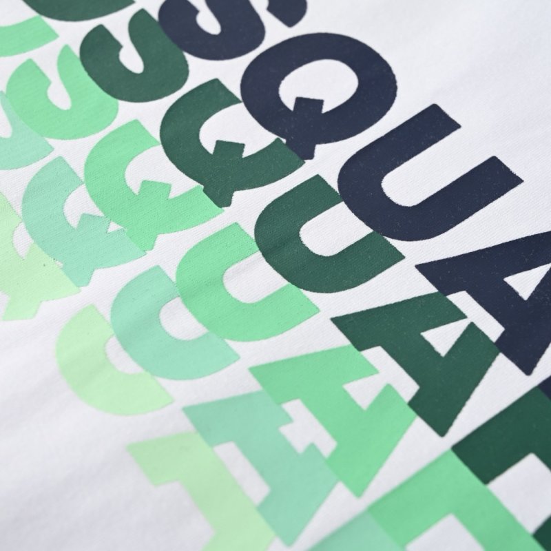 Dsquared2 White Gradient Logo T-Shirt view