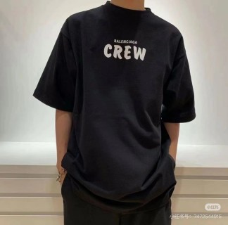 Balenciaga Crew Black T-Shirt