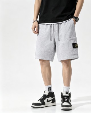 Stone Island Grey Drawstring Shorts view 6