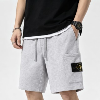Stone Island Grey Drawstring Shorts view 8
