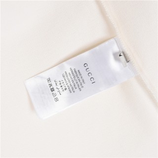 Gucci Chest Emblem Polo Shirt - Cream/Navy view 10