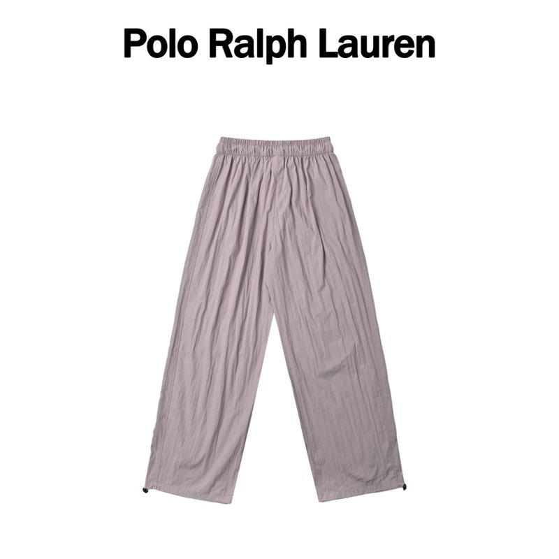 Lavender Wide-Leg Drawstring Pants view