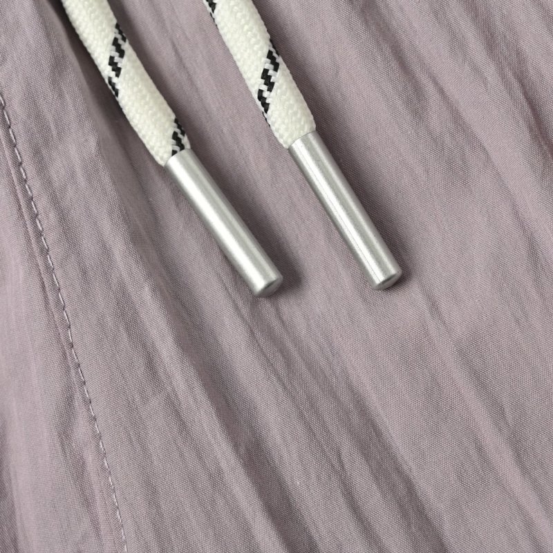 Lavender Wide-Leg Drawstring Pants view
